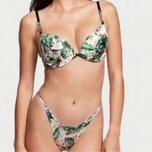Victoria's Secret Floral Very Sexy Bra and Panty Set